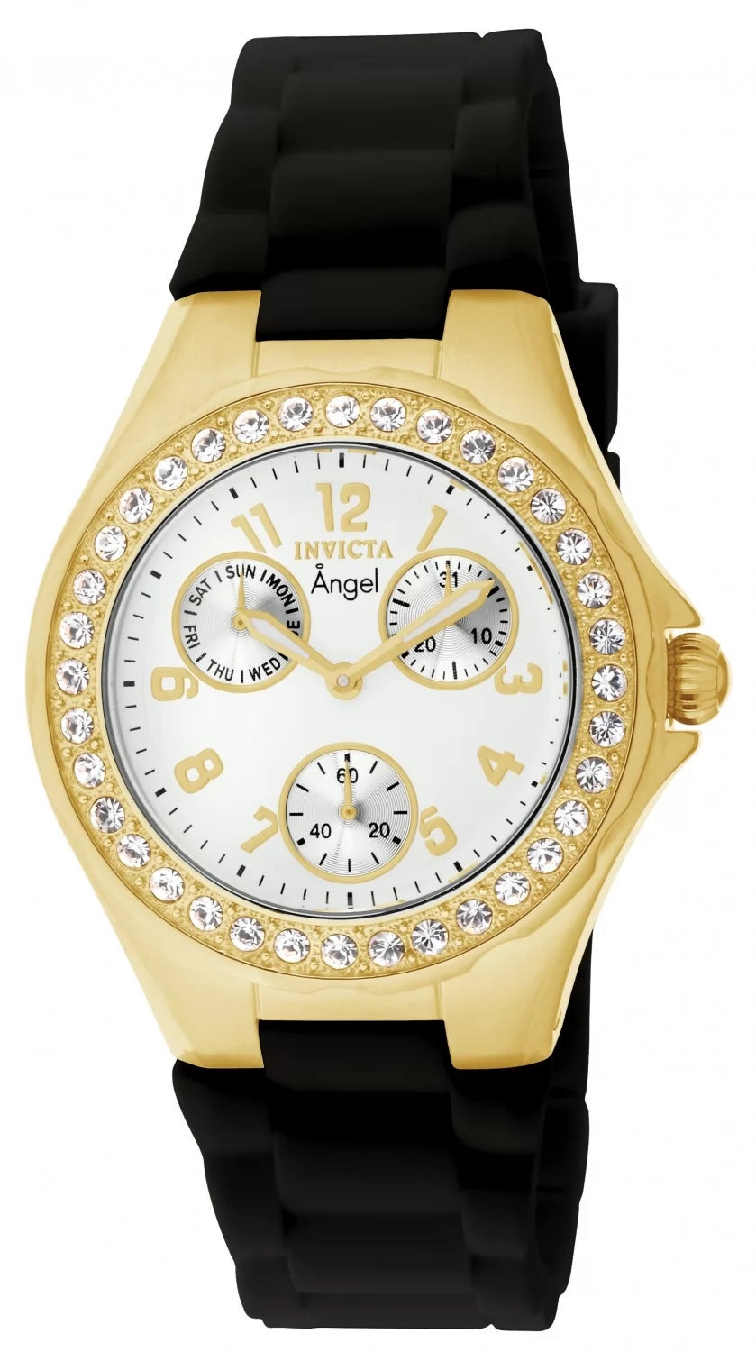 Invicta Women's 1643 Angel Quartz Multifunction White Dial Watch