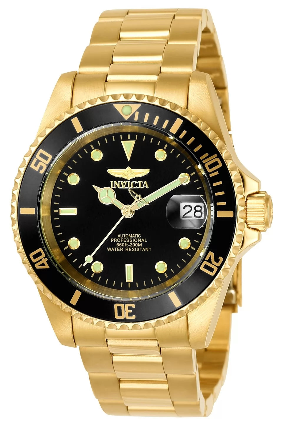 Invicta Men's 8929OB Pro Diver Automatic 3 Hand Black Dial Watch