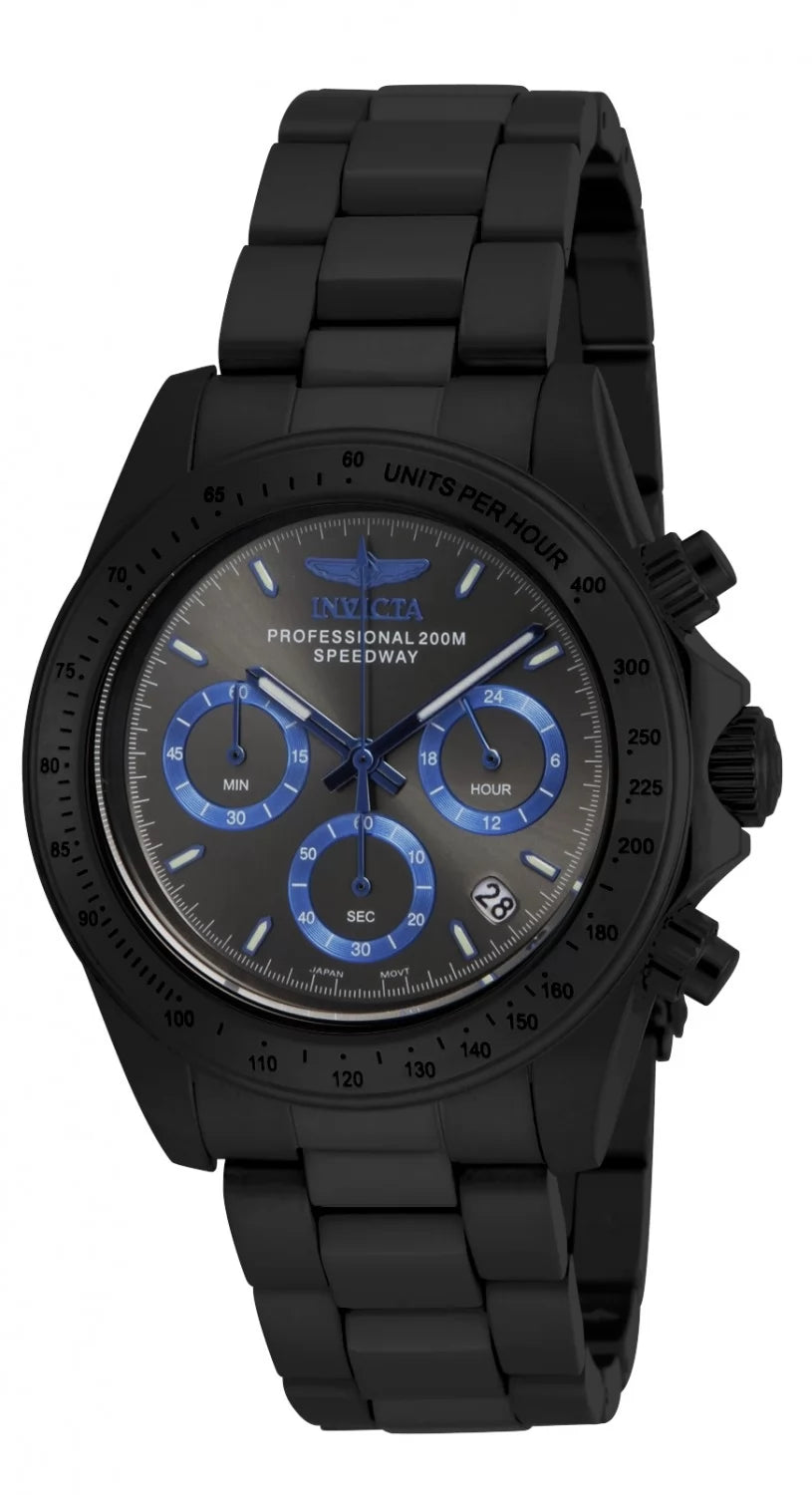 Invicta Men's 17313 Speedway Quartz Chronograph Charcoal Dial Watch