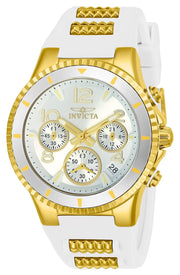Invicta Women's 24187 BLU Quartz 3 Hand Silver Dial Watch