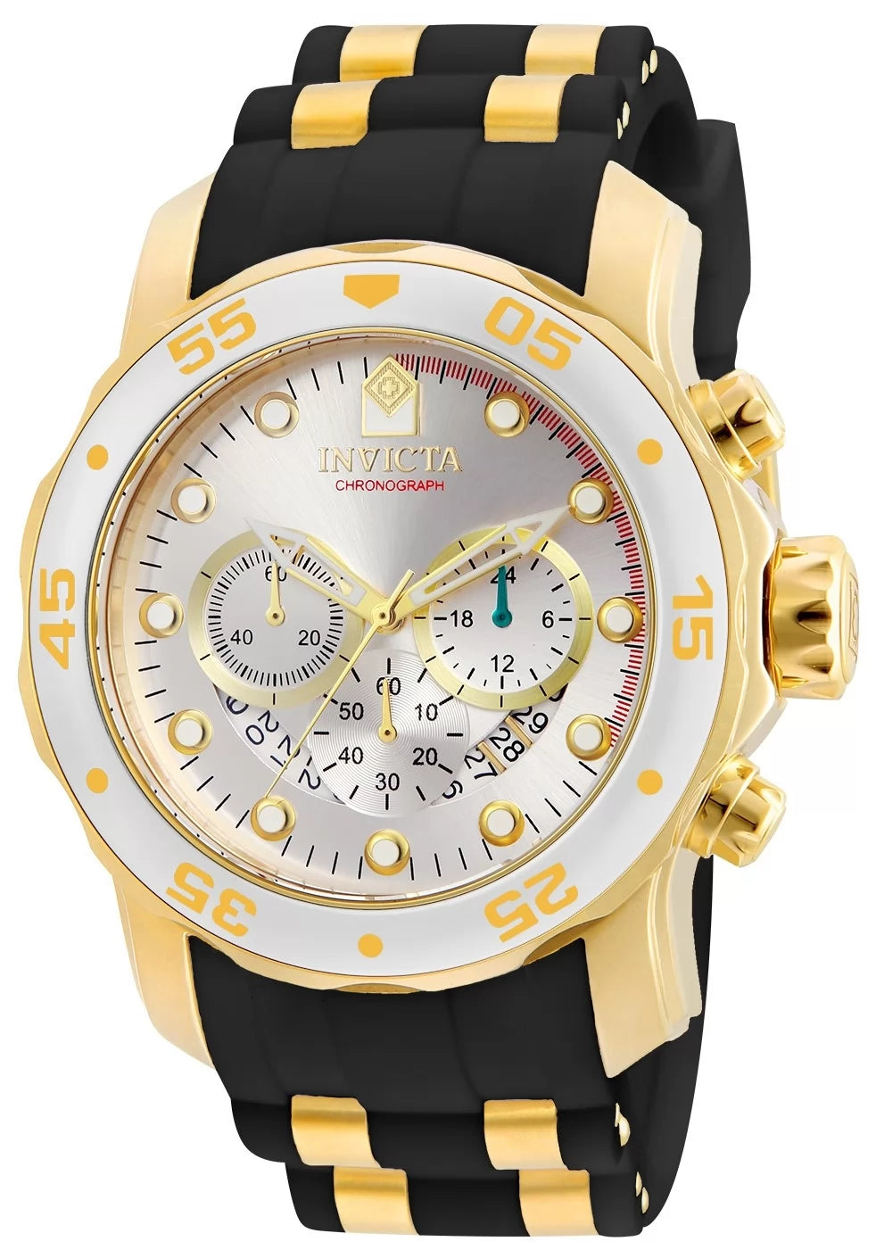 Invicta Men's 6985 Pro Diver Quartz Chronograph Charcoal Dial Watch