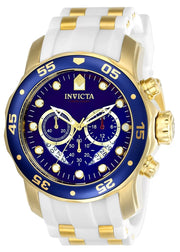 Invicta Women's 20288 Pro Diver Quartz Chronograph Blue Dial Watch