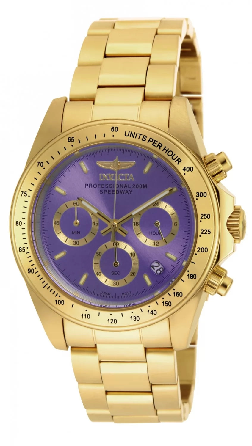 Invicta Women's 18257 Speedway Quartz Chronograph Purple Dial Watch