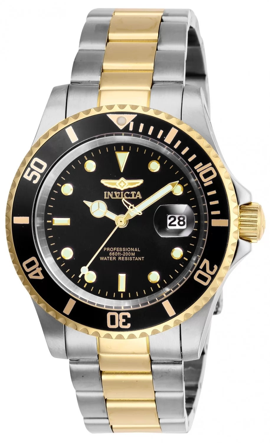 Invicta 40mm Pro Diver (2) Tonos / Negro (Compra 2 Relojes y Recibe 1 Perfume Lattafa Mini Gratis)