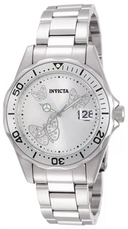Invicta Men's 12503 Angel Quartz 3 Hand Metallic White Dial Watch