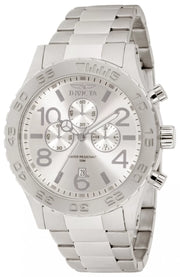Invicta Men's 1269 Specialty  Quartz Chronograph Silver Dial Watch