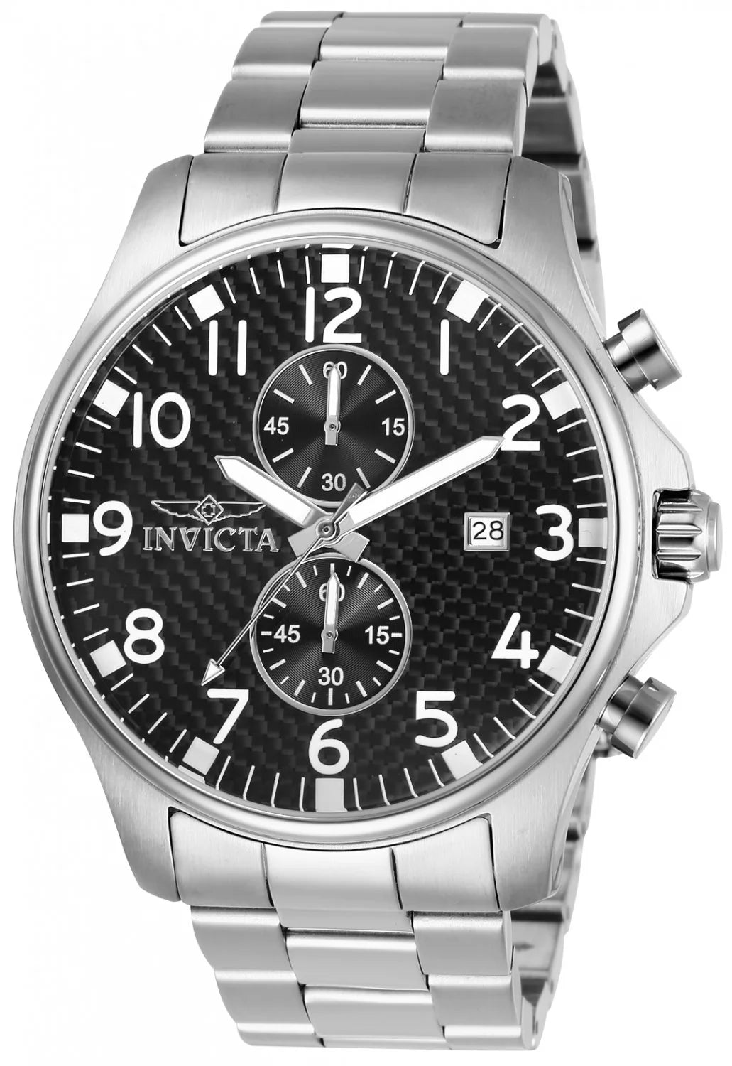 Invicta Men's 0379 Specialty Quartz Chronograph Black Dial Watch