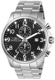 Invicta Men's 0379 Specialty Quartz Chronograph Black Dial Watch