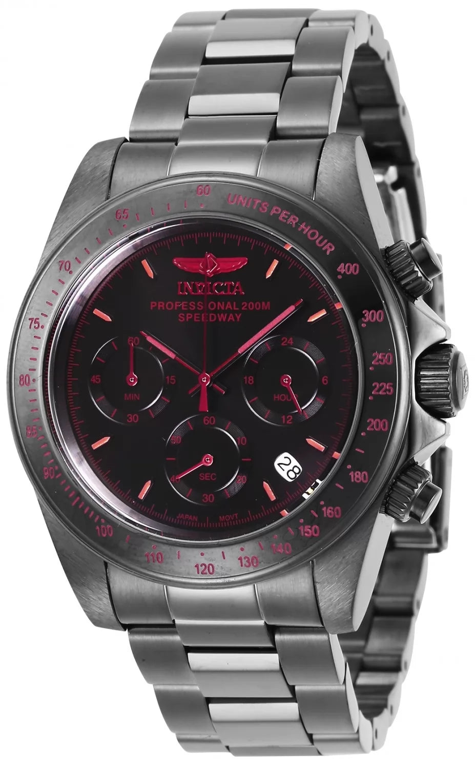 Invicta Men's 27771 Speedway  Quartz Chronograph Black Dial Watch