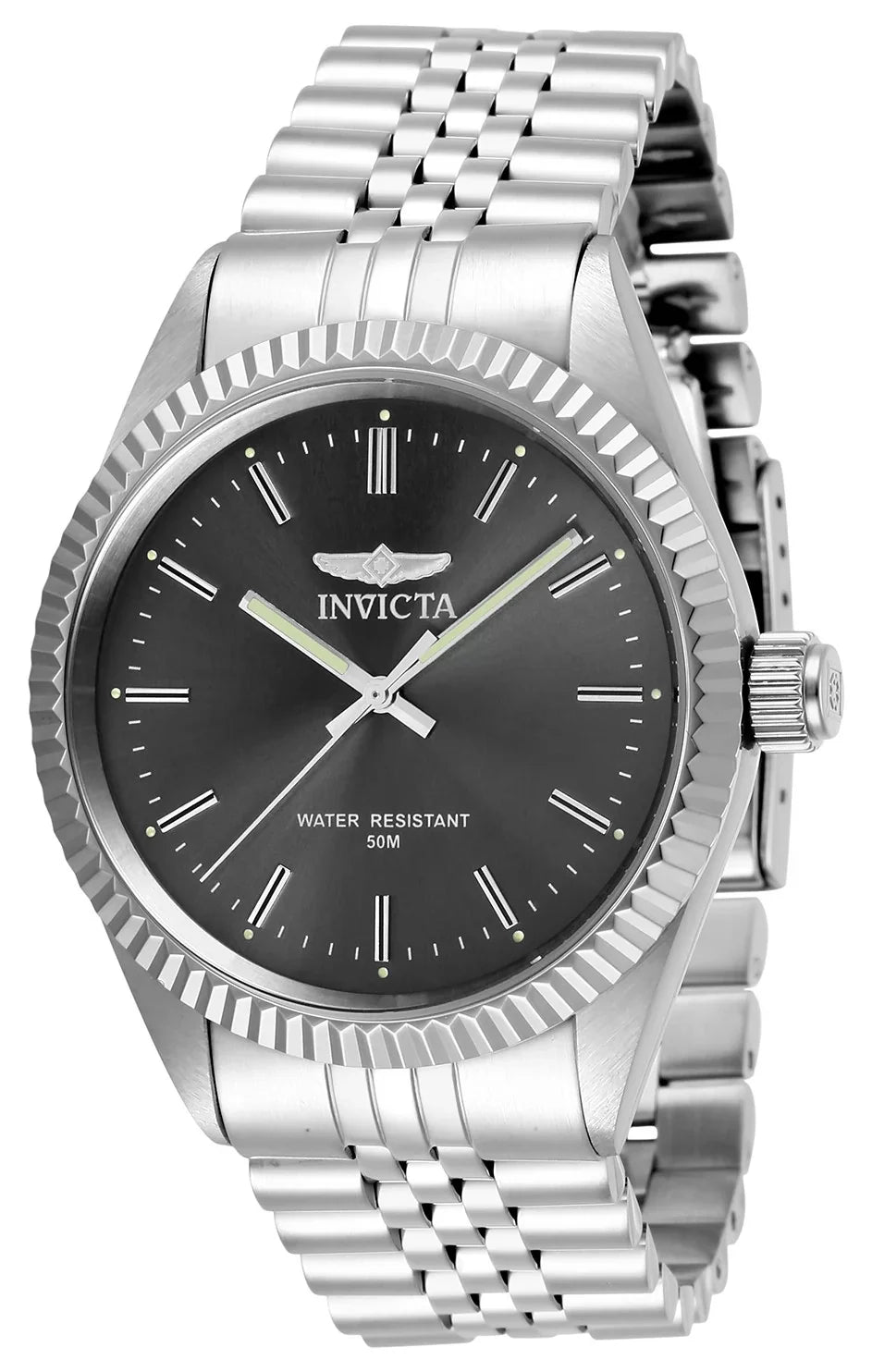 Oferta #107: Set de Pareja Invicta Plata / Negro