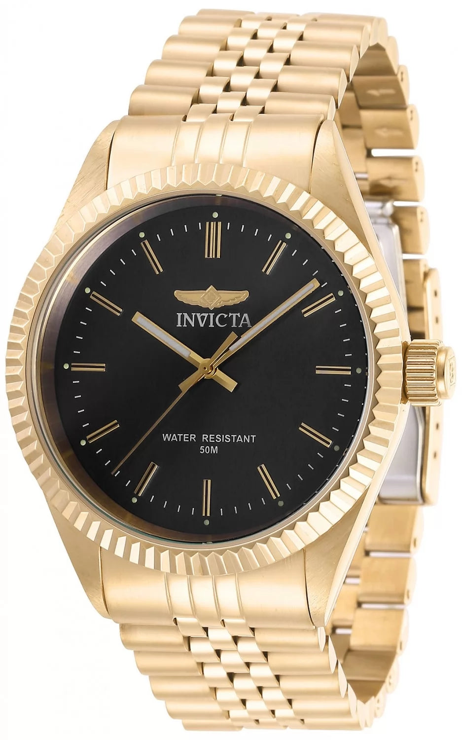 Set de Pareja: Invicta 43mm y 36mm Specialty Oro con Negro