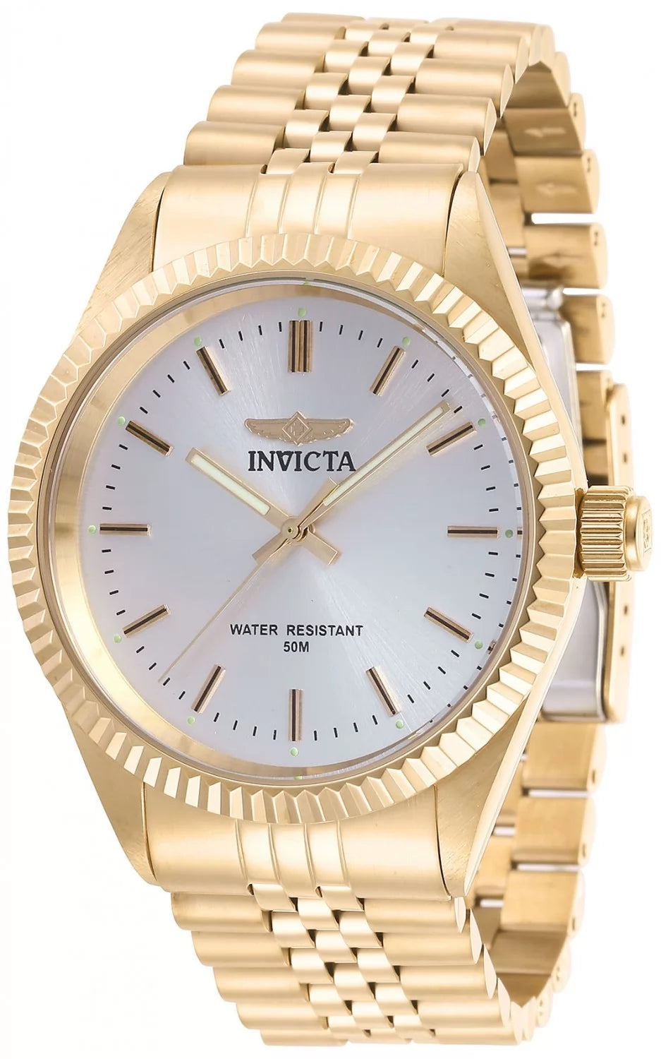 Set de Pareja: Invicta 43mm y 36mm Specialty Dorado / Blanco
