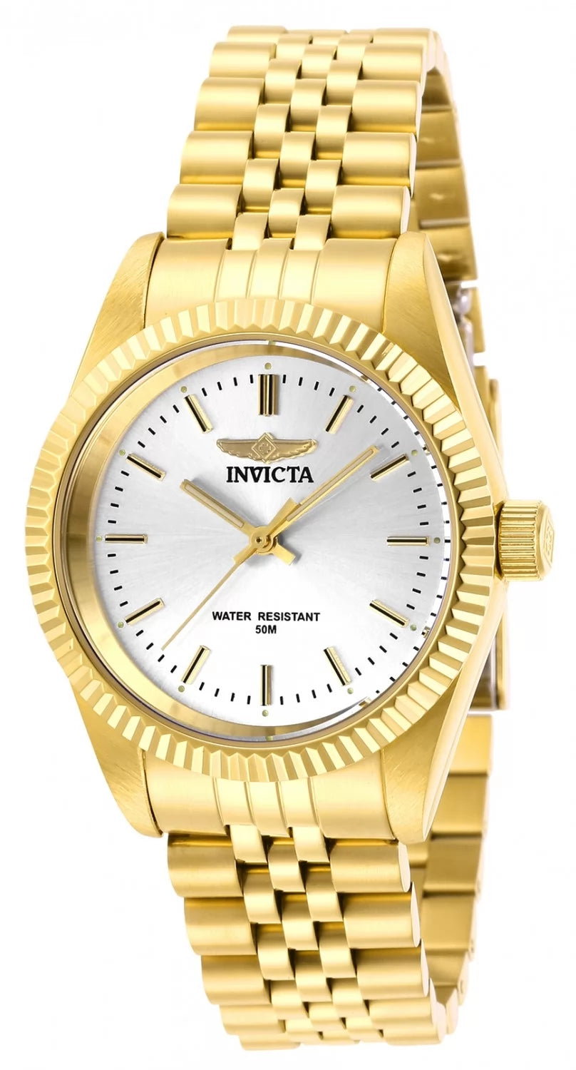 Set de Pareja: Invicta 43mm y 36mm Specialty Dorado / Blanco