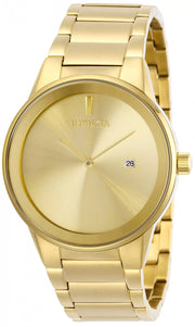 Invicta Men's 29471 Specialty Quartz 2 Hand Gold Dial Watch