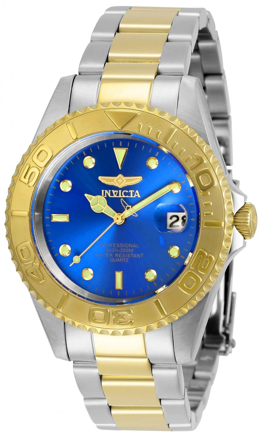 Invicta Men's 29942 Pro Diver  Quartz 3 Hand Blue Dial Watch