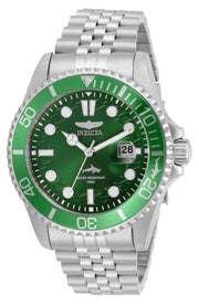 Invicta Men's 30611 Pro Diver Quartz 3 Hand Green Dial Watch