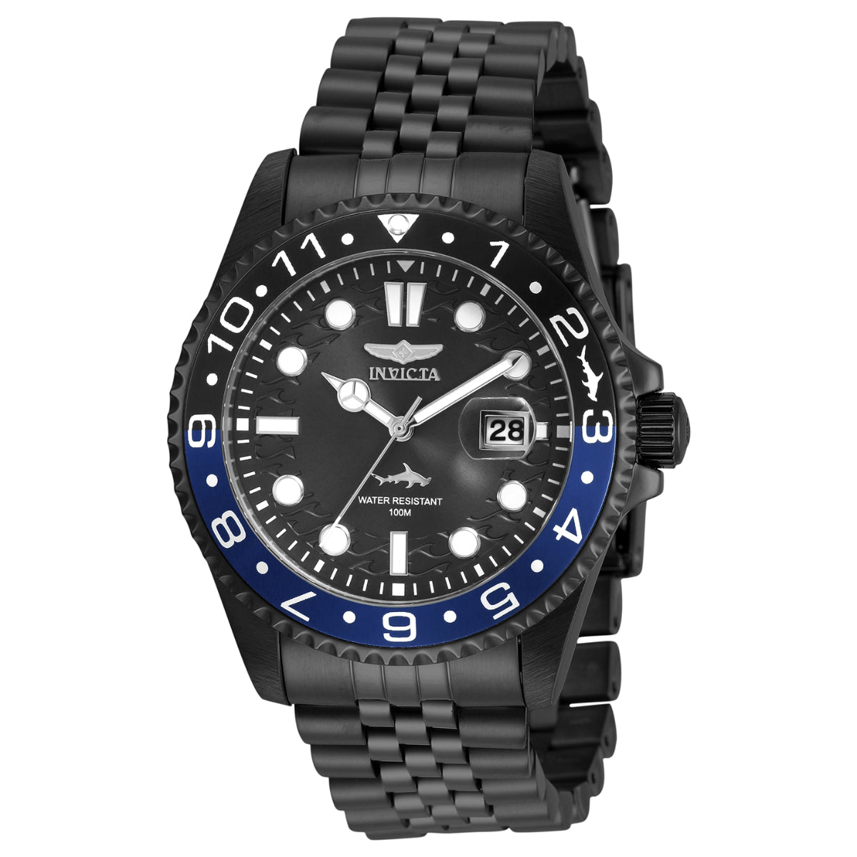 Invicta 43mm Pro Diver Negro (Compra 2 Relojes y Recibe 1 Perfume Lattafa Mini Gratis)