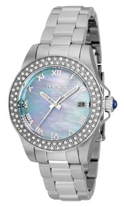 Invicta Women's 36071 Angel  Quartz 3 Hand Light Blue Dial Watch