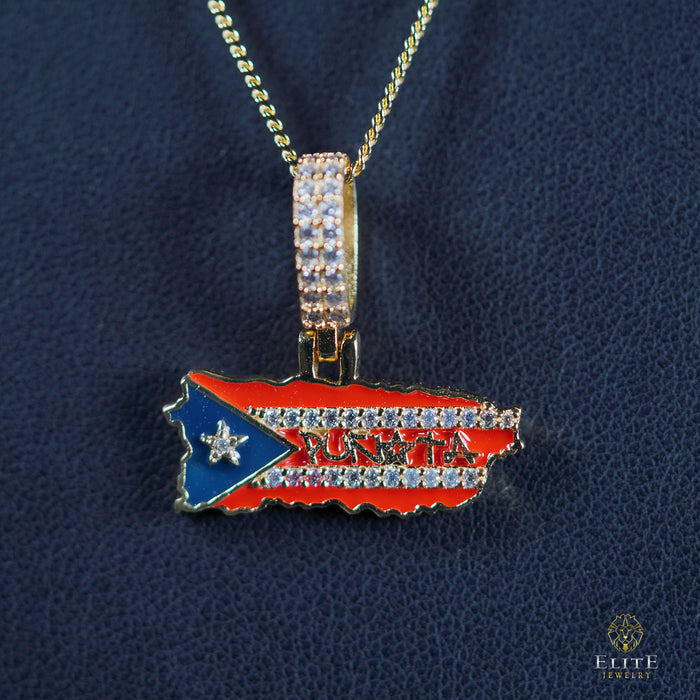 Set de Puerto Rico con Bandera - Elite Jewelry Store 