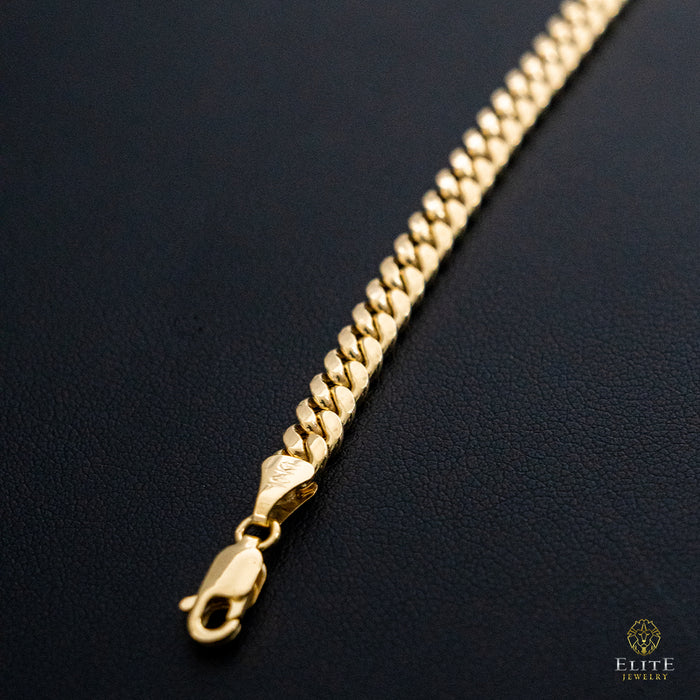 Pulsera Cubana miami 4.2mm 10K Oro Real