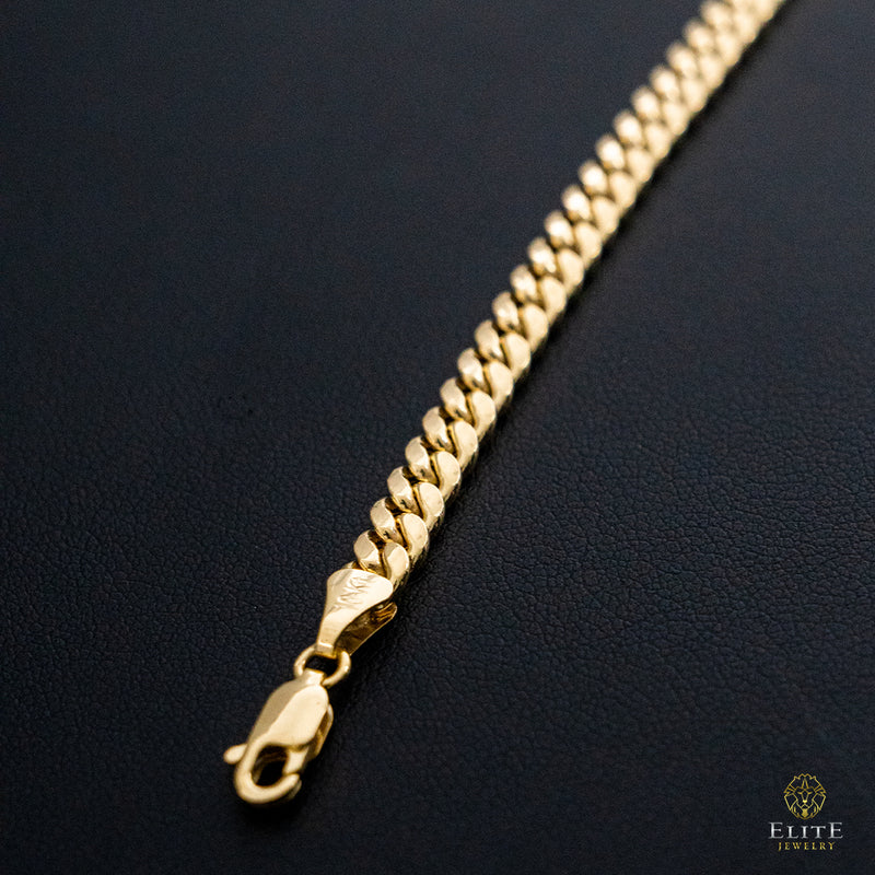 Pulsera Cubana miami 4.2mm 10K Oro Real