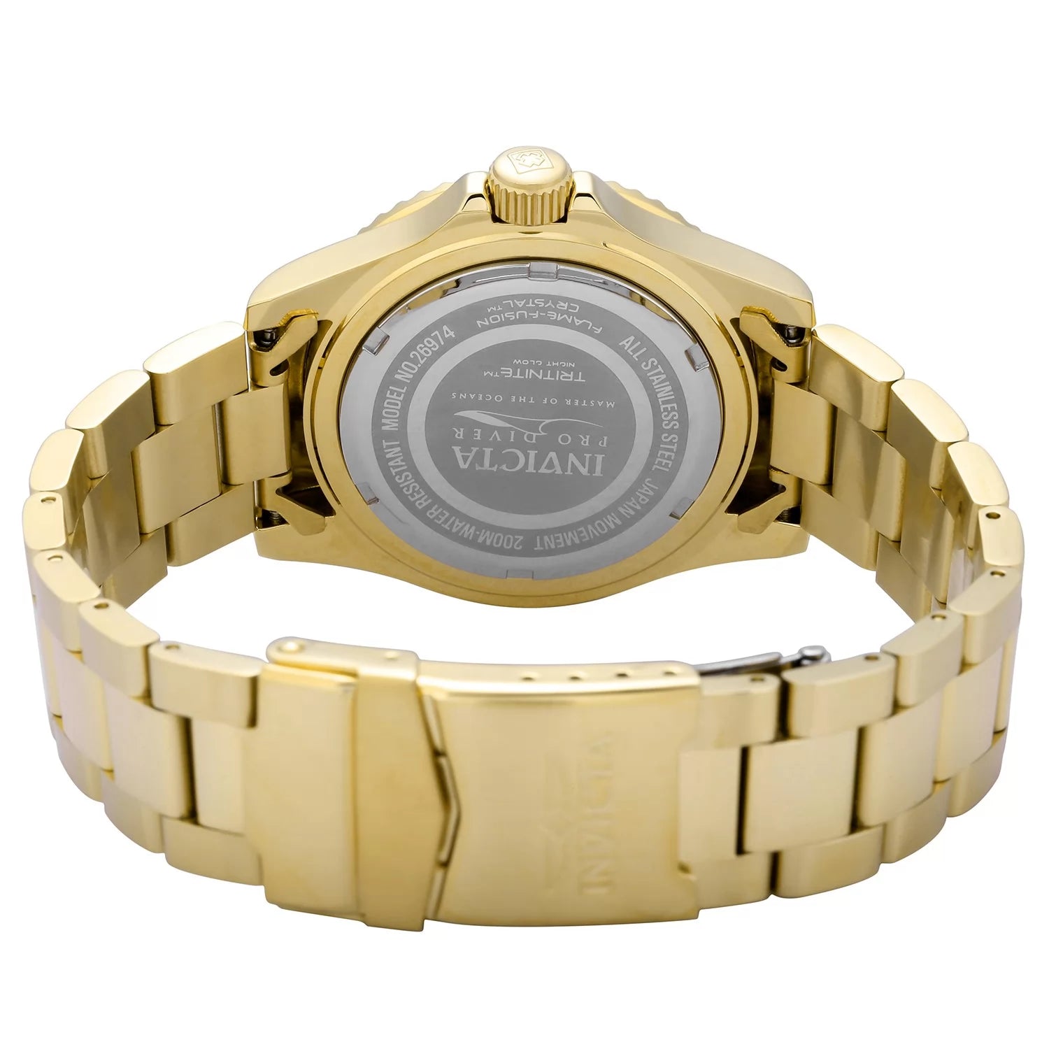 Invicta 40mm Pro Diver Dorado / Azul (Compra 2 Relojes y Recibe 1 Perfume Lattafa Mini Gratis)