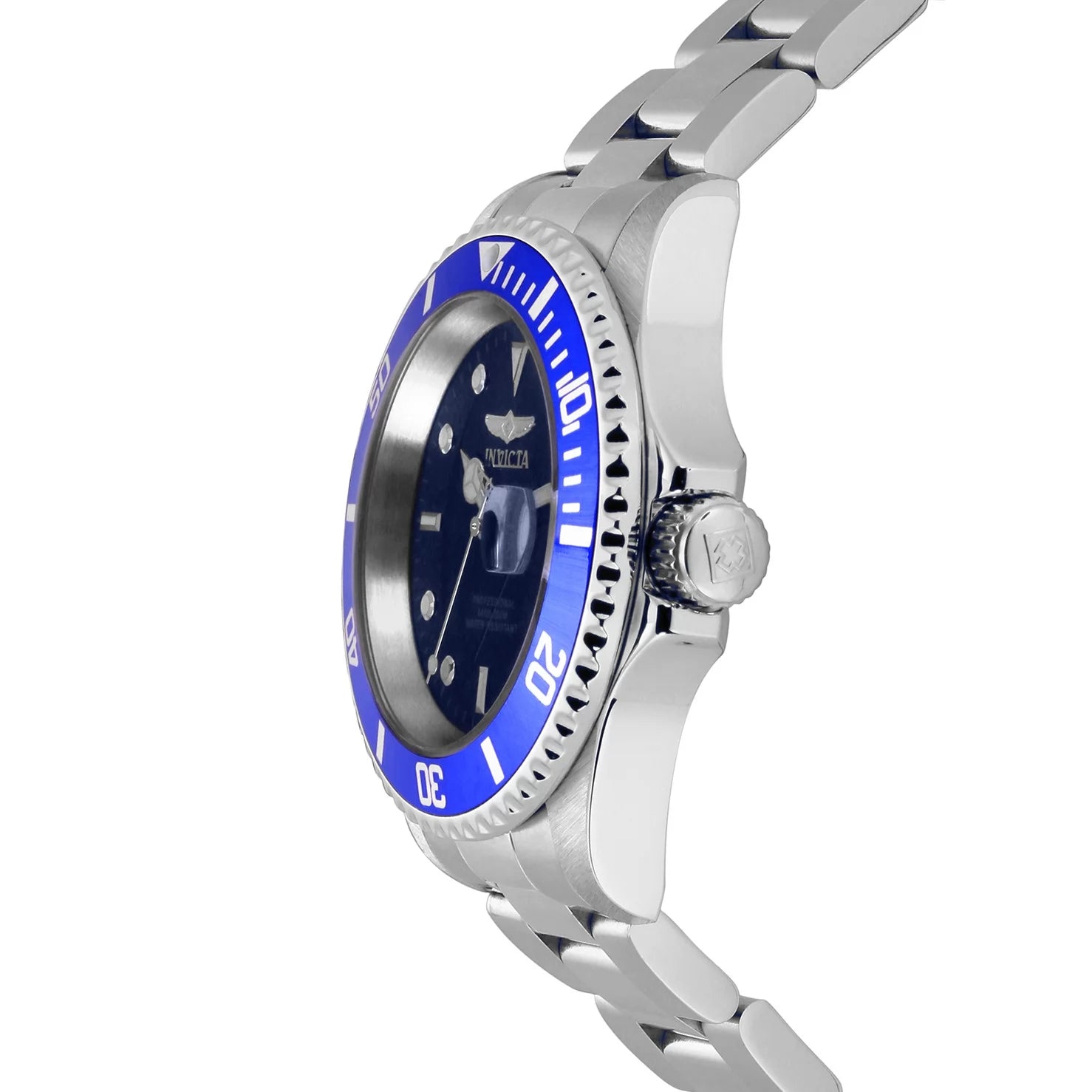 Invicta 40mm Pro Diver Plata / Azul (Compra 2 Relojes y Recibe 1 Perfume Lattafa Mini Gratis)