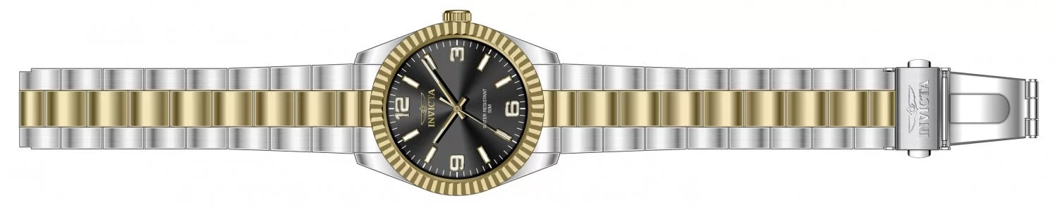 Invicta 43mm Specialty (2) Tonos / Negro (Compra 2 Relojes y Recibe 1 Perfume Lattafa Mini Gratis)