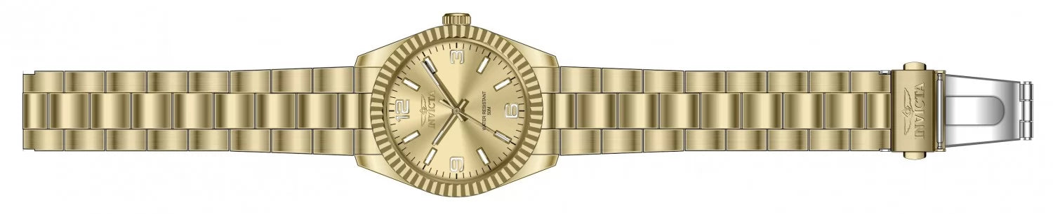 Invicta 43mm Specialty Dorado (Compra 2 Relojes y Recibe 1 Perfume Lattafa Mini Gratis)