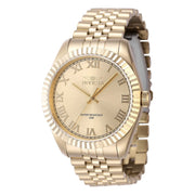 Invicta Men's 47406 Specialty Quartz 3 Hand Gold Dial Watch
