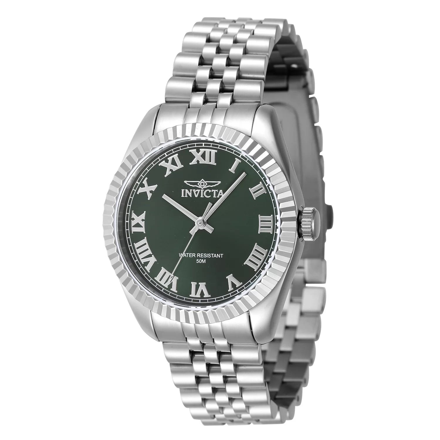 Invicta Women's 47410 Specialty Quartz 3 Hand Green Dial Watch