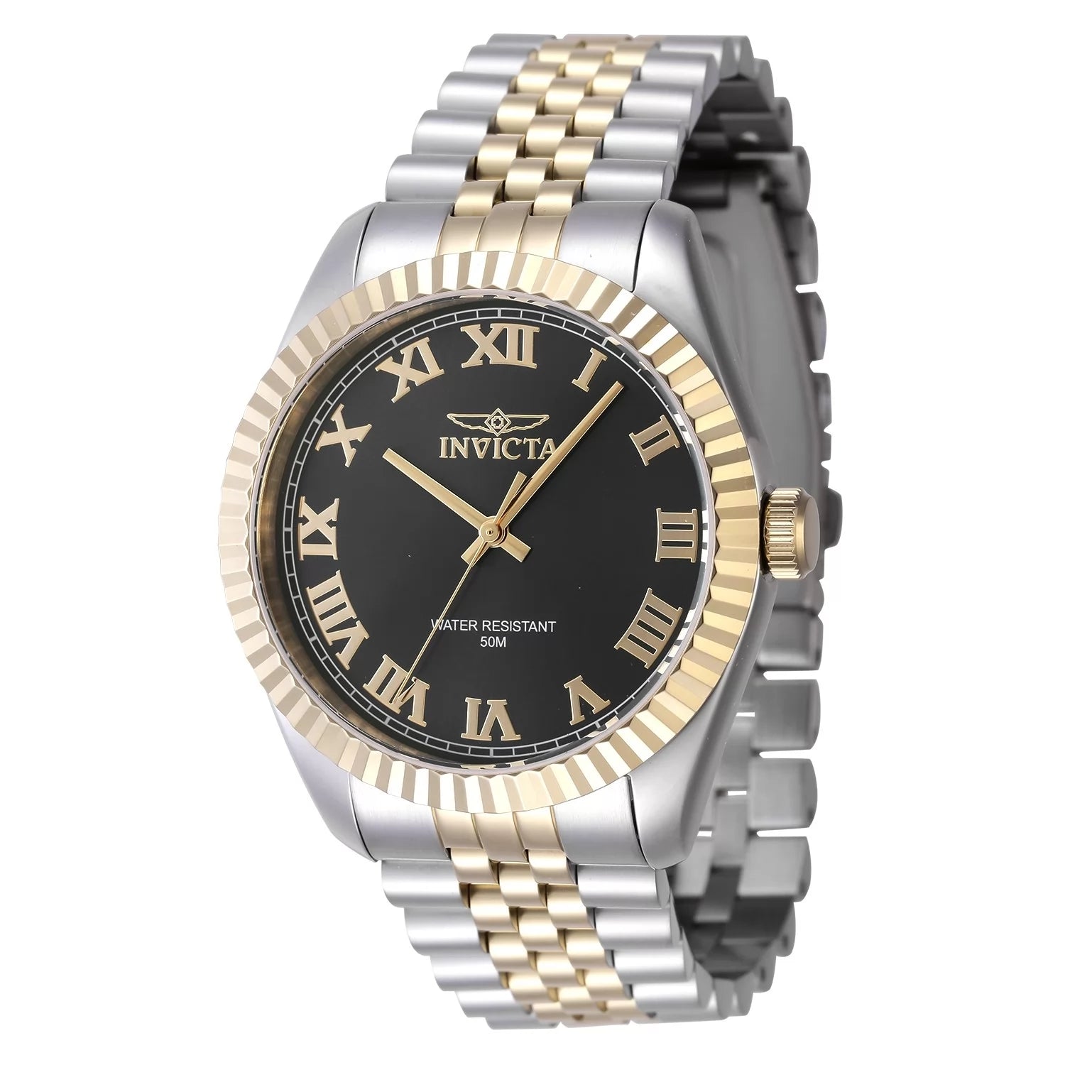 Invicta Men's 47401 Specialty Quartz 3 Hand Black Dial Watch