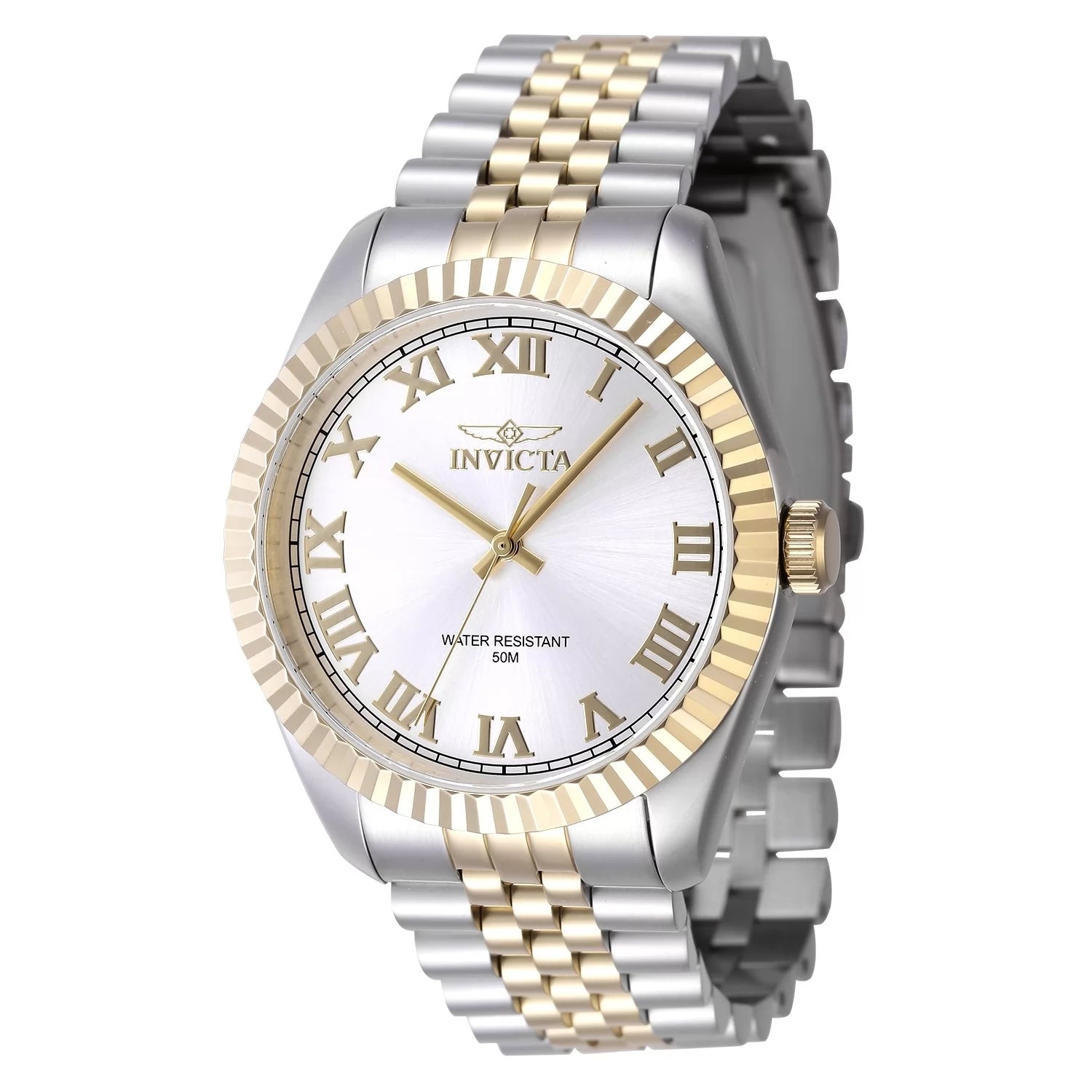 Invicta Men's 47402 Specialty Quartz 3 Hand Silver Dial Watch