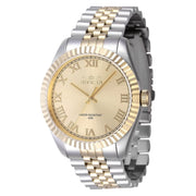 Invicta Men's 47404 Specialty Quartz 3 Hand Gold Dial Watch