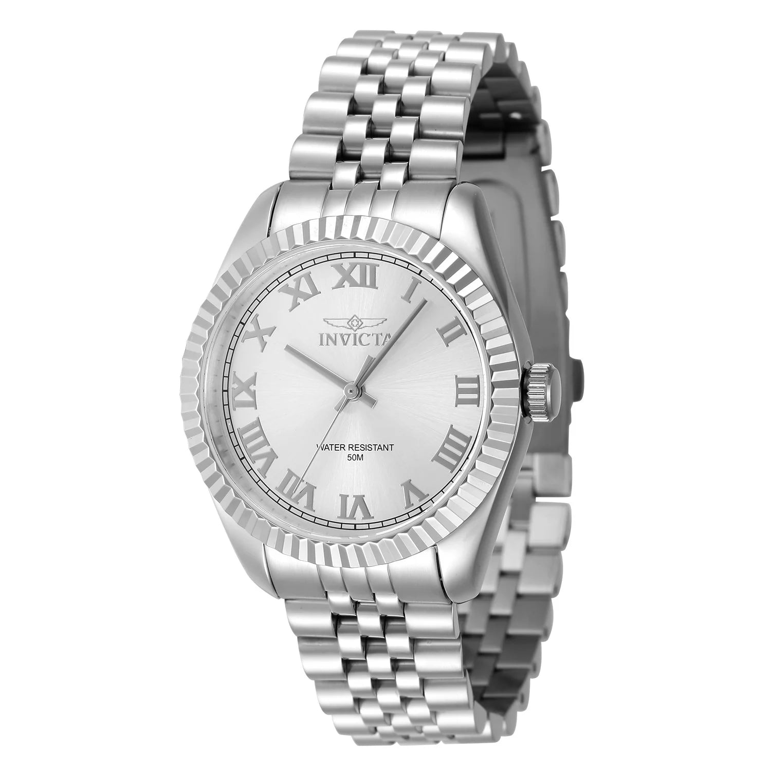 Invicta Women's 47409 Specialty Quartz 3 Hand Silver Dial Watch