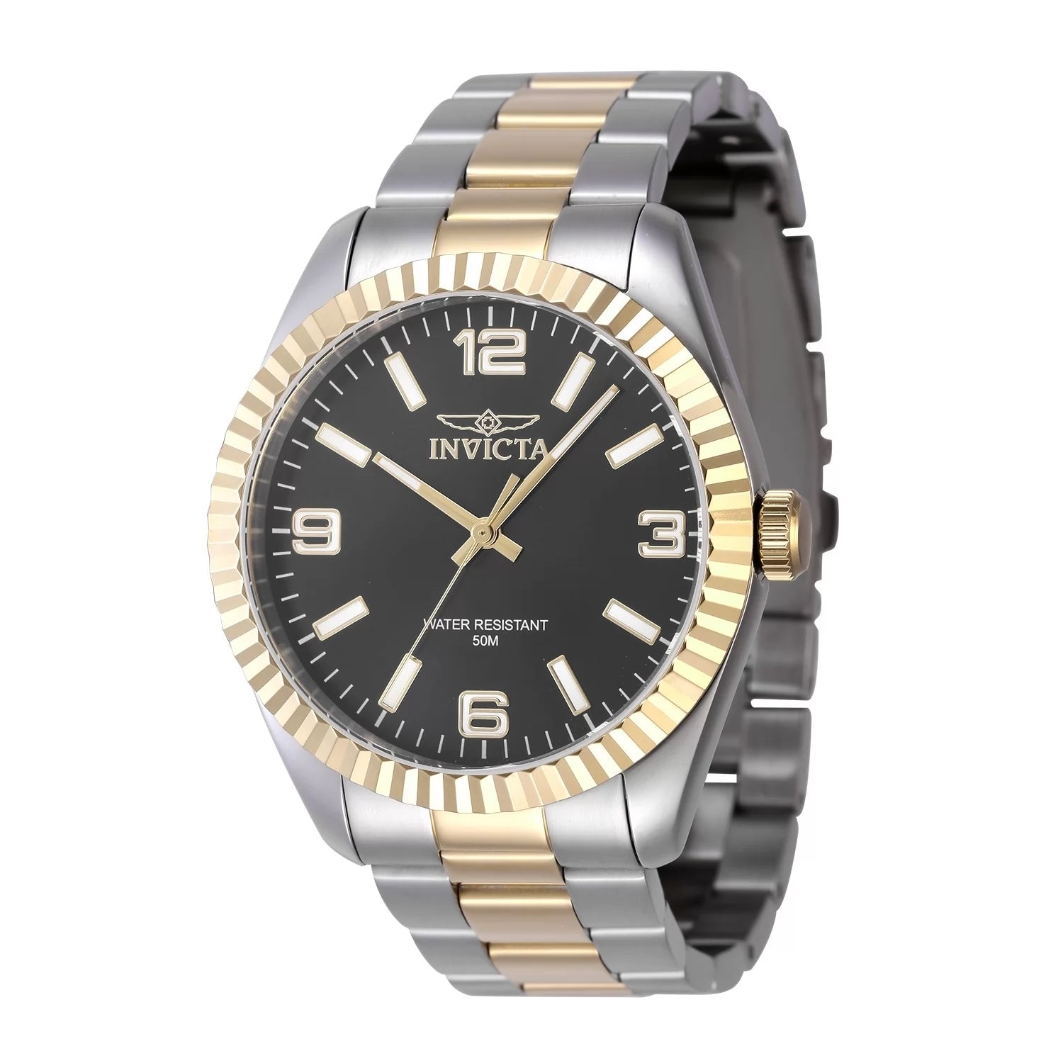 Invicta 43mm Specialty (2) Tonos / Negro (Compra 2 Relojes y Recibe 1 Perfume Lattafa Mini Gratis)
