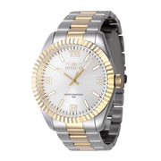 Invicta Men's 47454 Specialty Quartz 3 Hand Silver Dial Watch