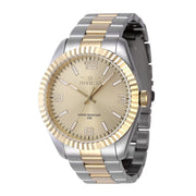 Invicta 43mm Specialty (2) Tonos / Dorado (Compra 2 Relojes y Recibe 1 Perfume Lattafa Mini Gratis)