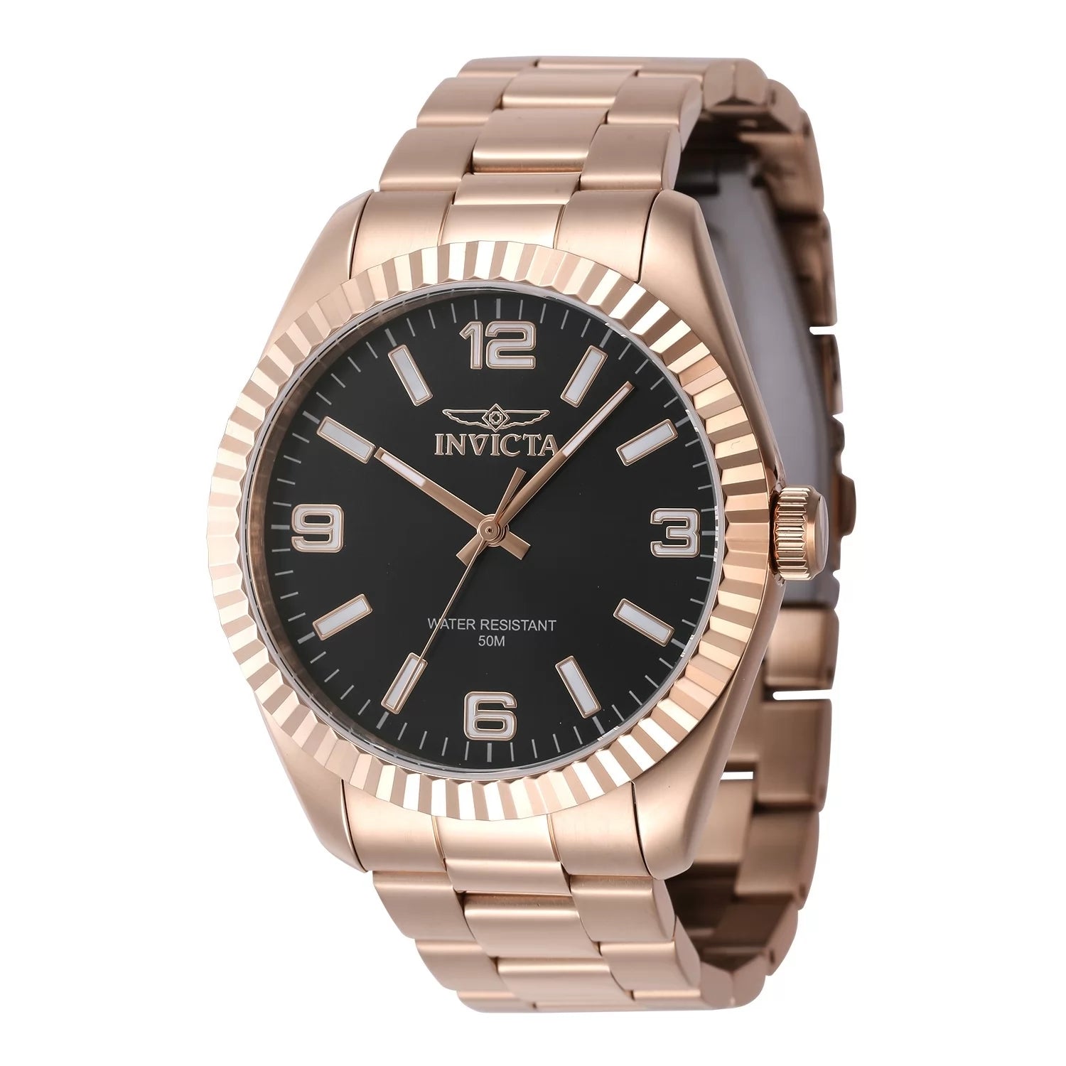 Invicta Men's 47461 Specialty Quartz 3 Hand Black Dial Watch