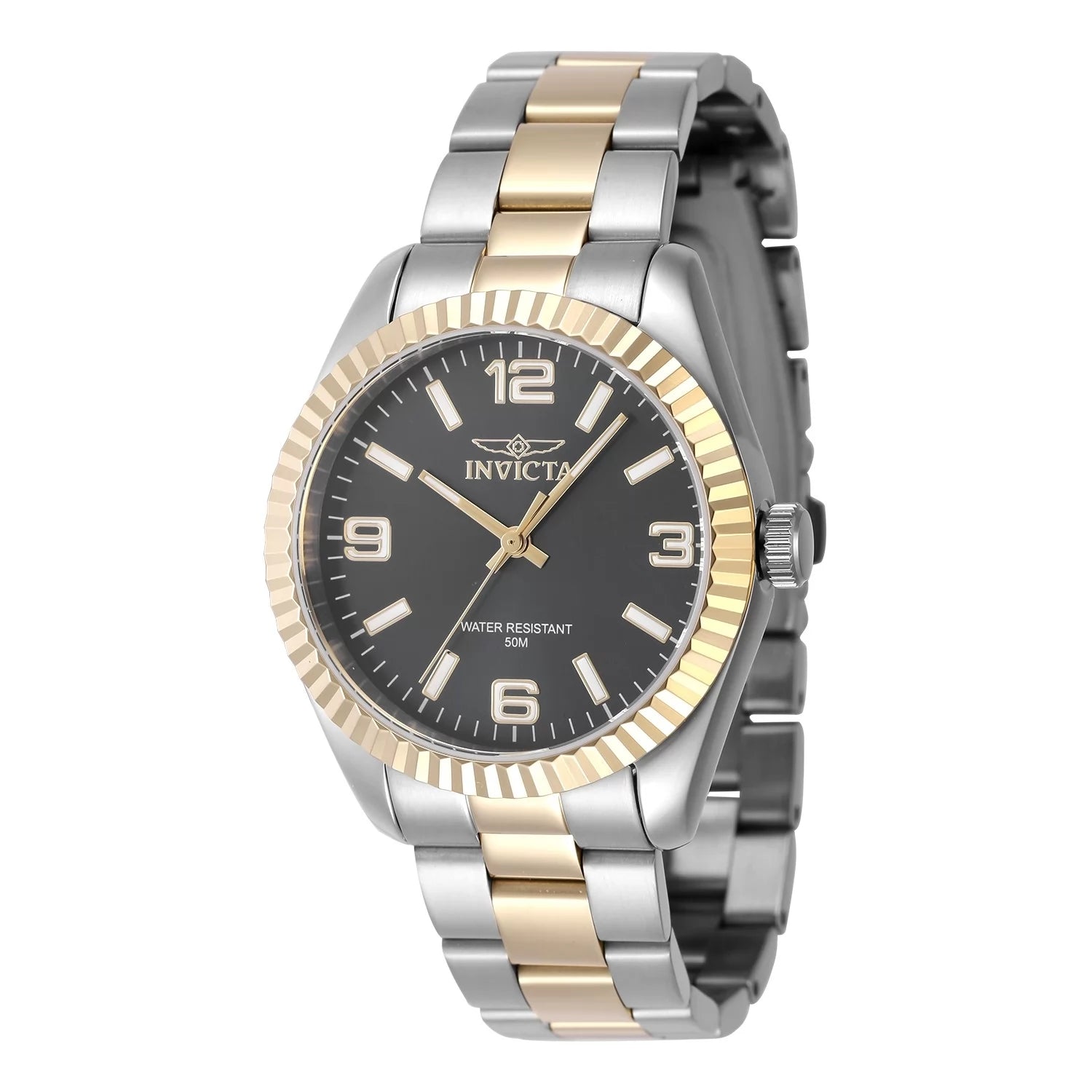 Invicta 36mm Specialty (2) Tonos / Negro (Compra 2 Relojes y Recibe 1 Perfume Lattafa Mini Gratis)