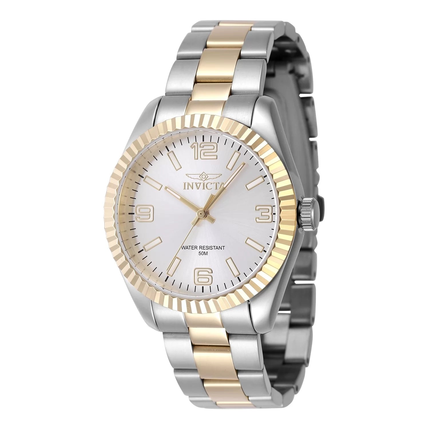 Invicta Men's 47469 Specialty Quartz 3 Hand Silver Dial Watch