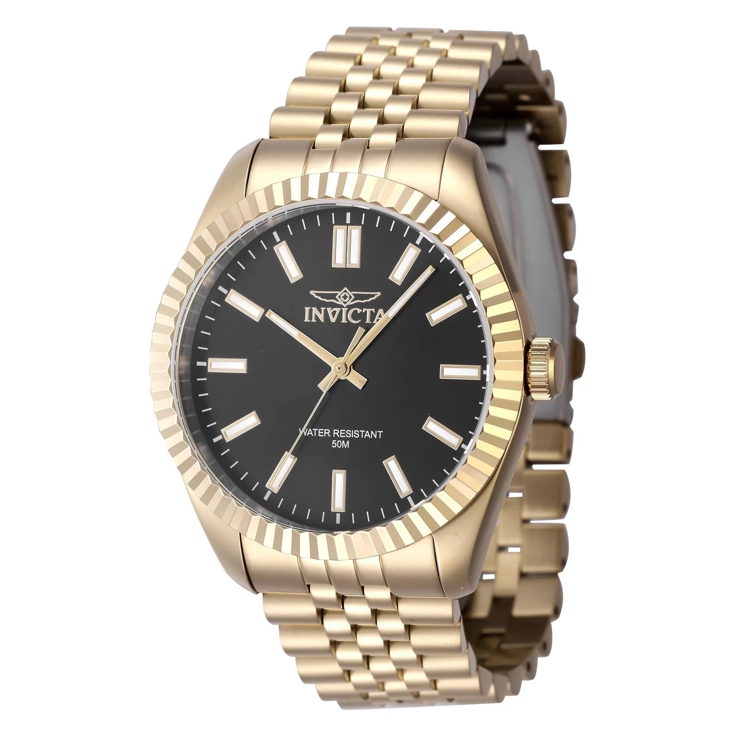 Invicta Men's 47488 Specialty Quartz 3 Hand Black Dial Watch