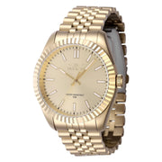 Invicta Men's 47491 Specialty Quartz 3 Hand Gold Dial Watch