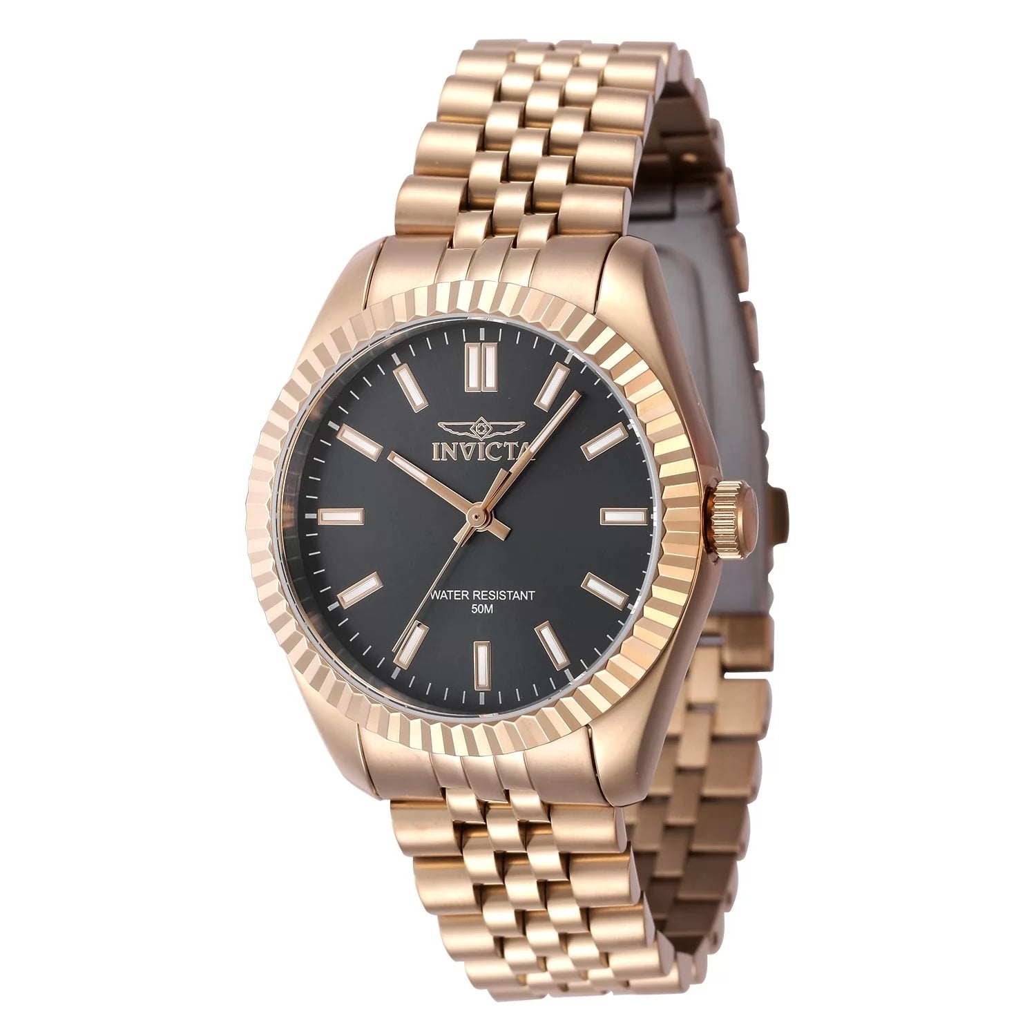 Set de Pareja: Invicta 43mm y 36mm Specialty Rose Gold / Negro