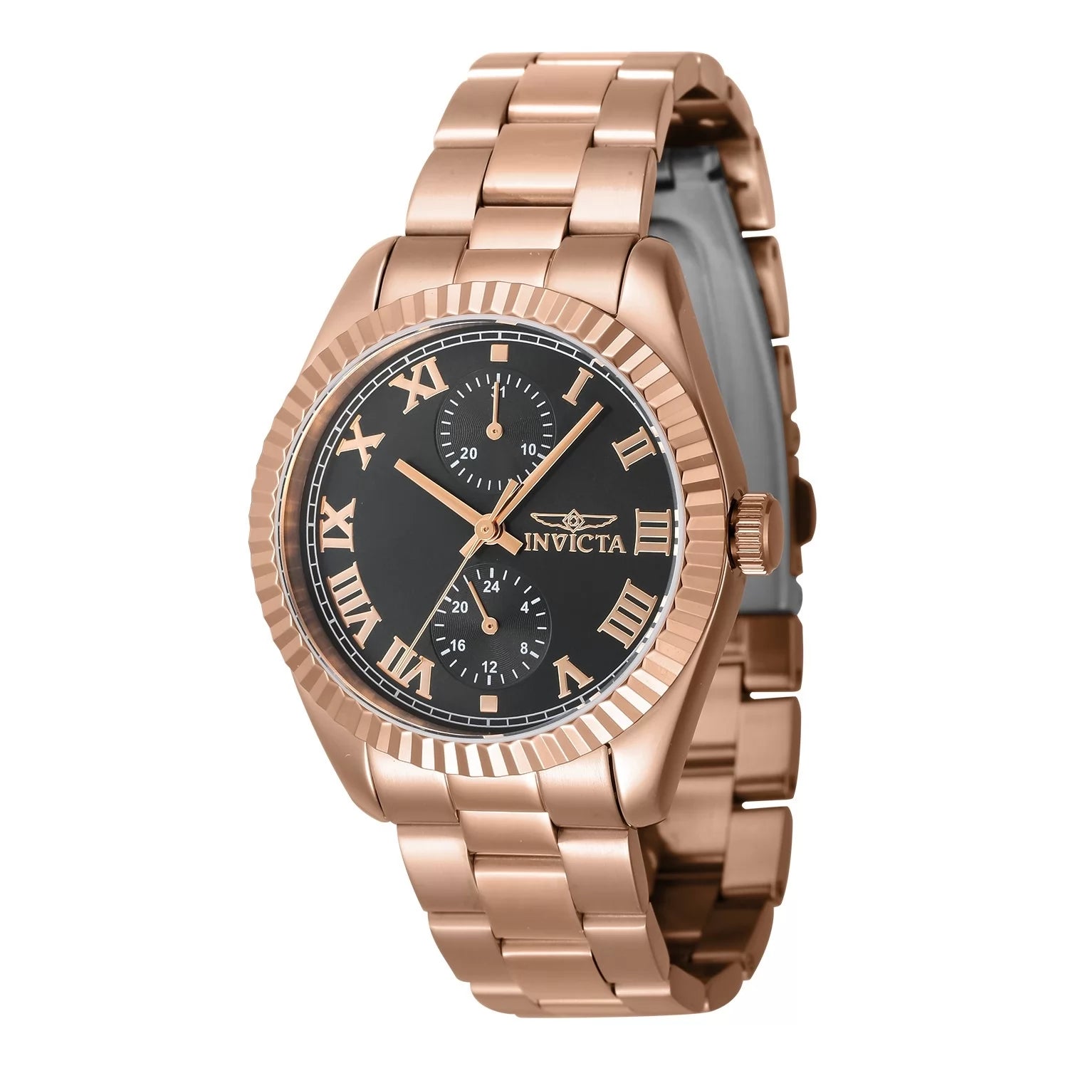 Invicta Women's 47446 Specialty Quartz Multifunction Black Dial Watch