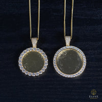 Pendant de Foto Sencillo Moissanite