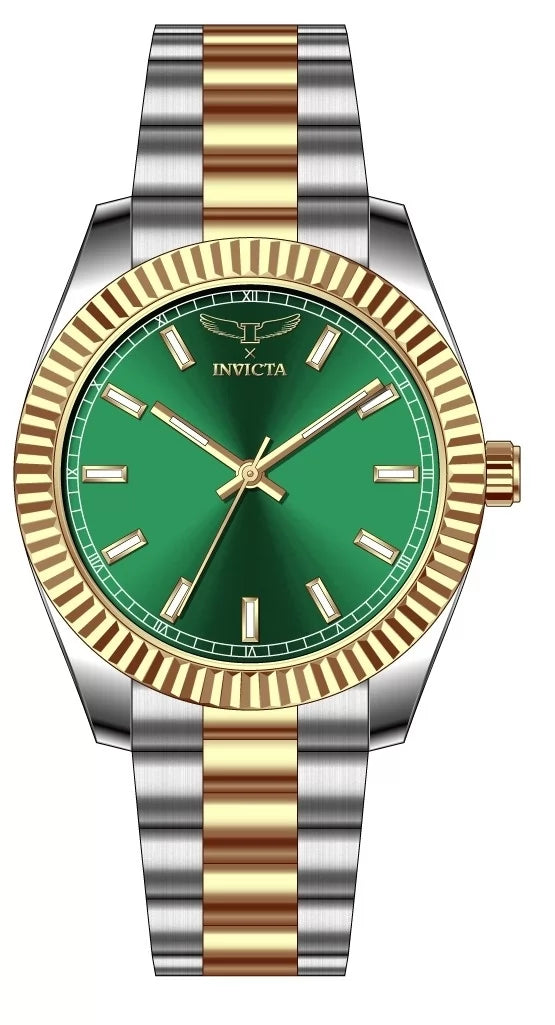 Invicta 40mm Specialty (2) Tonos / Verde