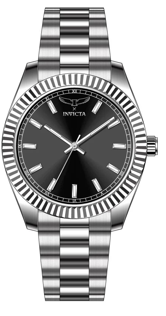 Invicta 40mm Specialty Plata / Negro