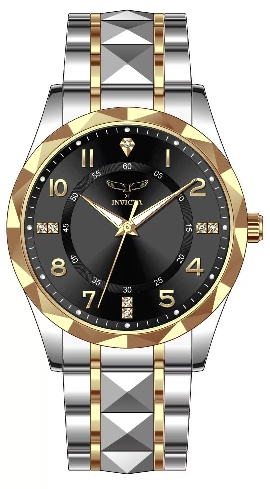 Invicta 41mm Specialty (2) Tonos / Negro