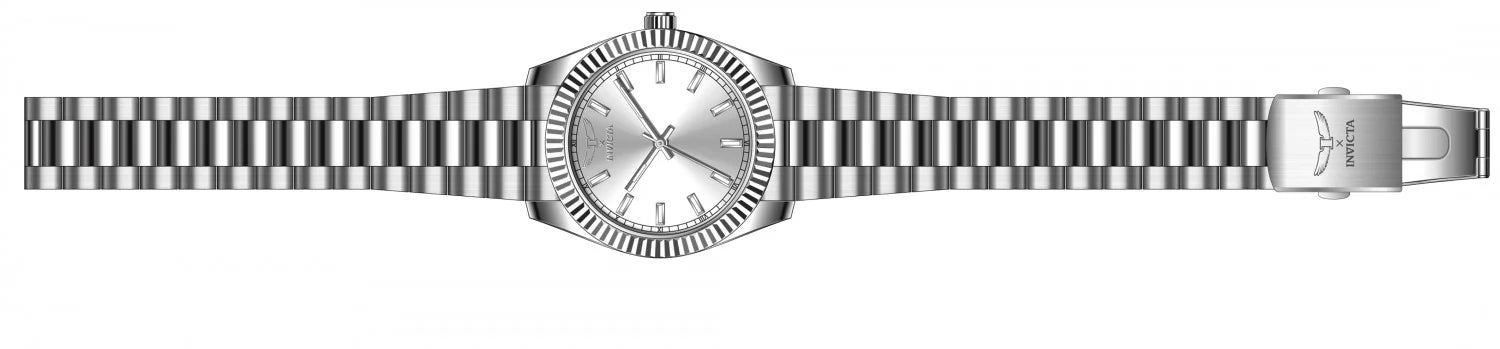 Invicta 40mm Specialty Plata (Compra 2 Relojes y Recibe 1 Perfume Lattafa Mini Gratis)